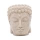 thumbnail image 4 of Buda Figura de la cabeza de la cabeza Flower Planta Resina Resina Ornamento de escritorio Sembradora para patio Desk Stanfa Interior Decoración del Estilo B, 4 of 5