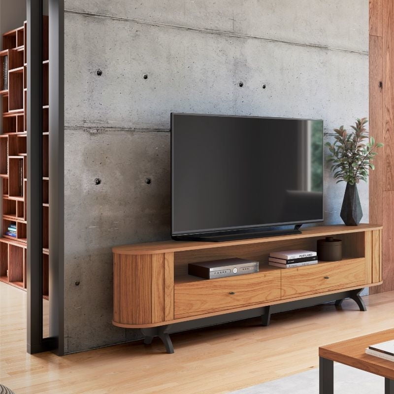 Decocasa - Rack Tb302 60 Pulgadas Castaño