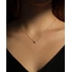 thumbnail image 3 of Collar HESHPAWS S925 Sterling Silver Doble Faz Corazón con Zirconia 5A Plateado, 3 of 3
