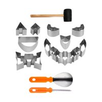 Magideal - Herramientas De Tallado De Calabaza De Halloween, Herramienta De Esculpido Resistente De Precisión Para La Decoración De La Fiesta De Halloween De La 13Pcs