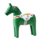 thumbnail image 5 of Adorno De Caballo Dala De Madera, Pintura A Color Para Coleccionar, Decoración Del Hogar, Recuerdo Verde, 5 of 5