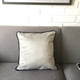 thumbnail image 3 of Funda Cojin Decorativo Diseño Gris Borde Negro 45x45, 3 of 3