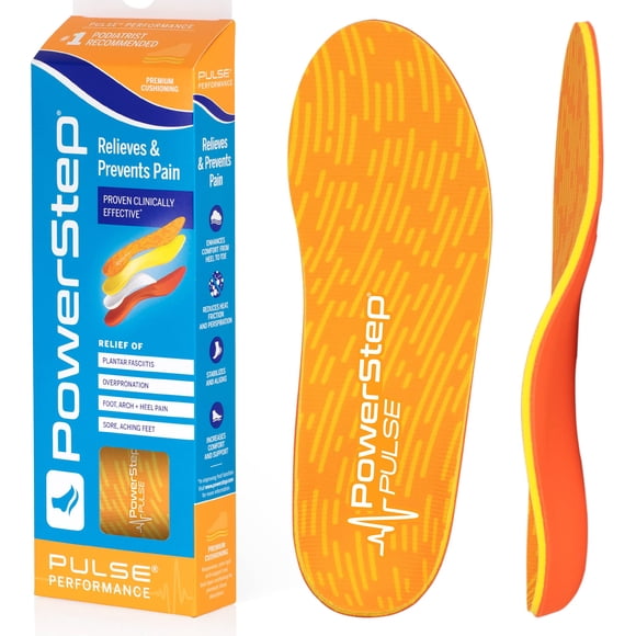 Plantillas PowerStep Pulse Performance para correr, que alivian el dolor