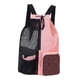 thumbnail image 3 of Mochila De Malla Con Cordón, Gran Capacidad, Plegable, Portátil, Ligera, Para Gimnasio, Color Rosa, 3 of 5