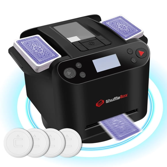 Barajador y distribuidor de cartas ShuffleBox G1 Pro Electric Black
