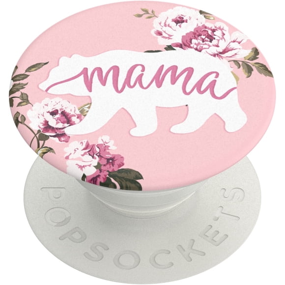 Soporte PopSockets PopGrip Mama Bear Top Intercambiable Rosa