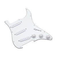 Bothyi - Golpeador De Guitarra Eléctrica Profesional, Práctico Y Resistente, Con Placa Trasera De Pvc, Color Blanco