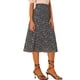 thumbnail image 4 of INSPIRE CHIC Faldas Midi de Mujer Cintura Elástica Campesina A-Line Faldas Florales Ditsy Negro Púrpura XS, 4 of 6