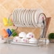 thumbnail image 5 of Escurridor Secador de Loza Platos Inoxidable 2 Niveles Plateado, 5 of 8