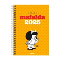Top10Books - Agenda Mafalda 2025 Anillada Modulos Amarilla Quino