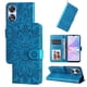 thumbnail image 1 of Funda tipo cartera FOXDOCK para OPPO A78 5G , diseño girasol en relieve, cuero PU, cierre magnético, soporte y tarjetero, 1 of 5