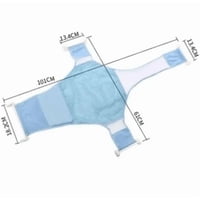 Genérico - Hamaca Malla Para Bañera Tina De Bebe 4 Puntas Celeste