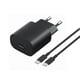 thumbnail image 1 of Cargador Super Rápido 25W + Cable De Carga Rápida 1Mt LEVO negro, 1 of 7