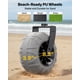 thumbnail image 4 of Carrito plegable para playa AMADA HOMEFURNISHING con ruedas grandes, 260 L, 4 of 8