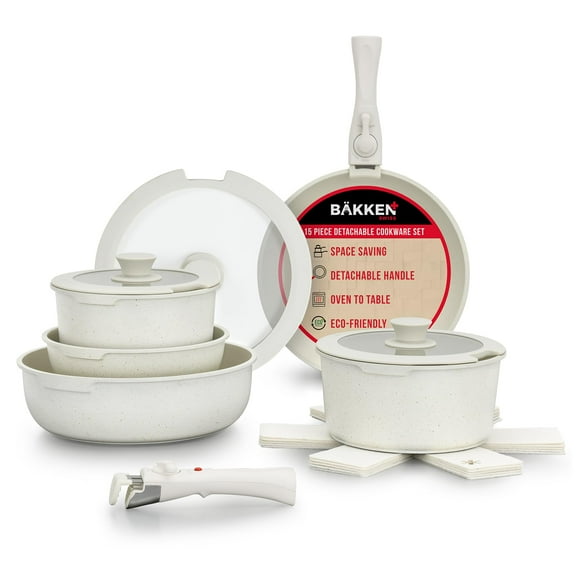 Juego de utensilios de cocina Bakken-Swiss, desmontables, 15