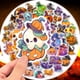 thumbnail image 1 of 50pcs Waterproof Halloween Stickers for Water Bottles, Laptops, Phones, and More - Spooky Pumpkin Decorations for Teens, Girls, Women, Students, and Staff, 1 of 4