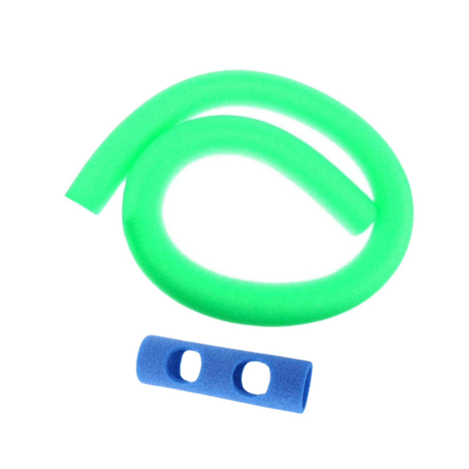 Ioensy - Fideos De Piscina Portátiles Para Exteriores, Juguete Acuático Multiusos, Palo De Flotabilidad Para Natación, Verde Y Azul