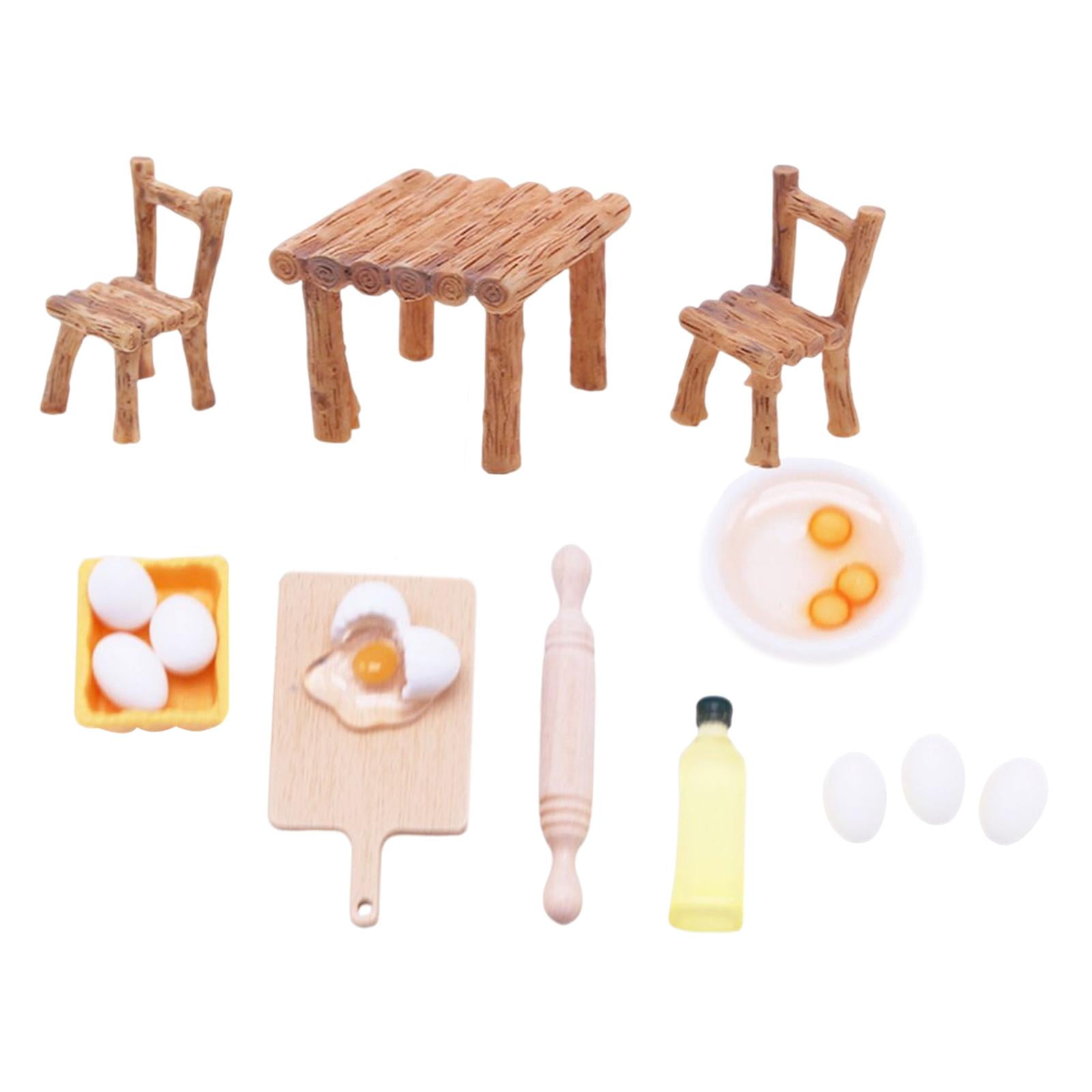 Bothyi - 1/12 Muñecas Herramienta De Cocina Miniatura Cocina Cena Juguetes Decoración