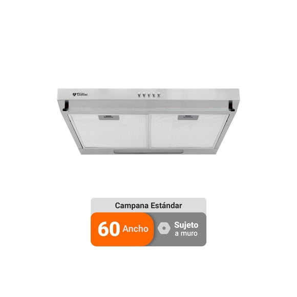 Campana Cocina Albin Trotter Rein 60 M2 Inox