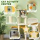 thumbnail image 3 of Torre para Gatos PawHut 160 cm Grande de Interior con Poste de Rascado, 3 of 9