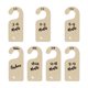 thumbnail image 1 of 7x Divisores De Madera Para Armario De Bebé Colgador Adorable Para Guardarropa Cumplea?os, 1 of 5