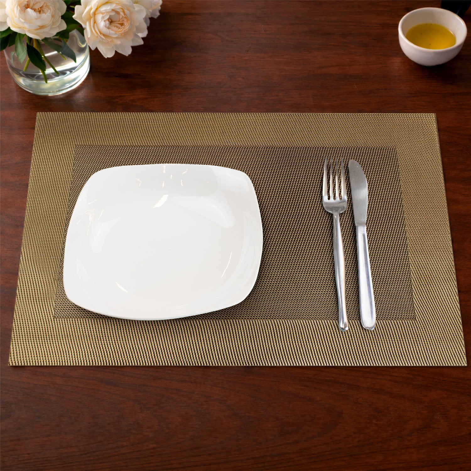 Individual De Mesa Nautica Home 45x30cm Dorado