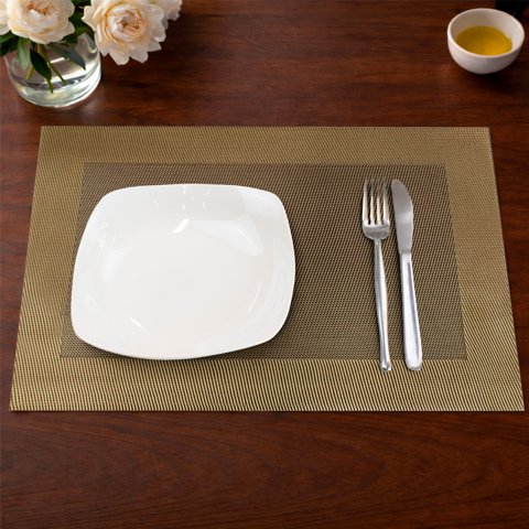 Individual De Mesa Nautica Home 45X30Cm Dorado