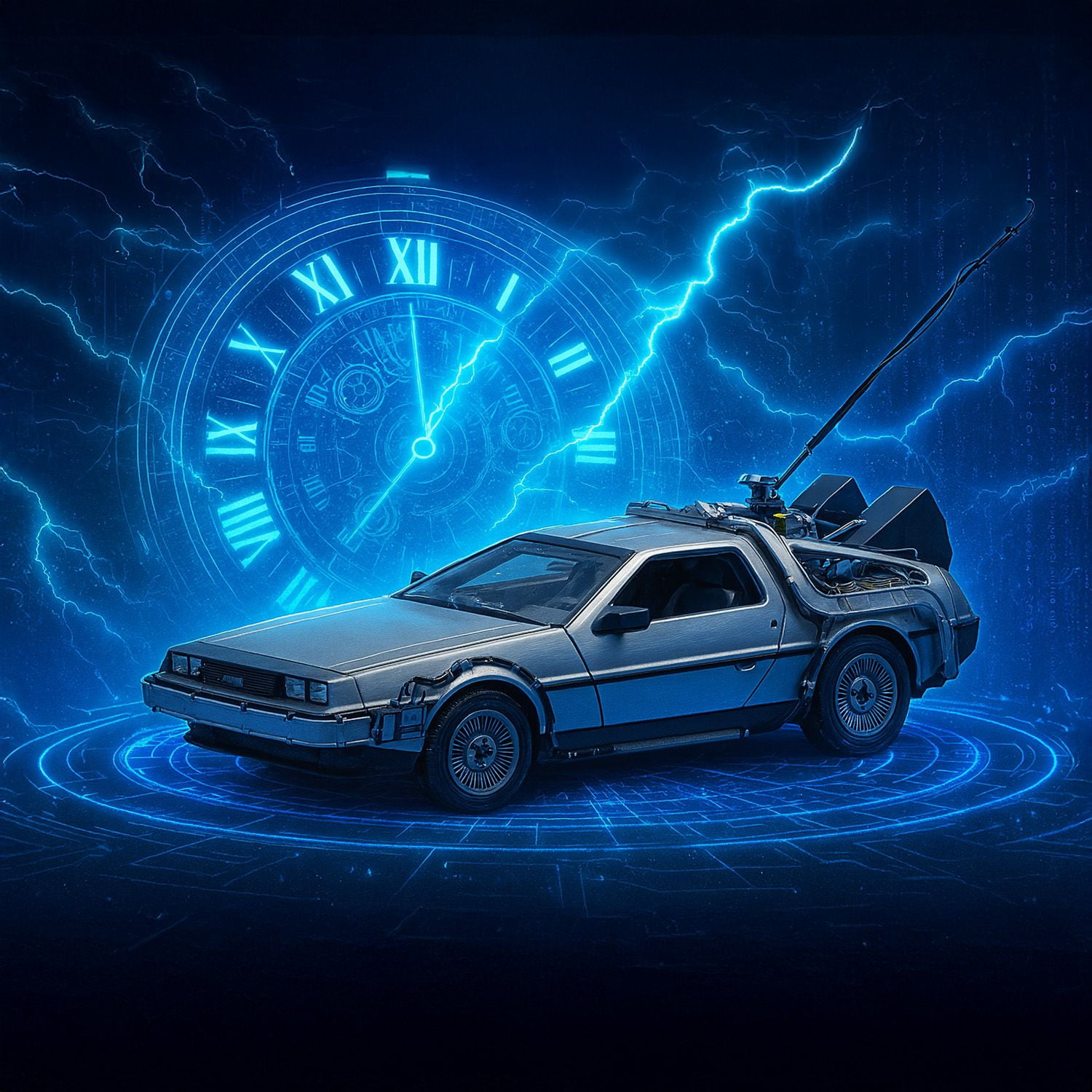 Toyng - Back To The Future I Delorean Escala 1:24 - Welly