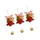 thumbnail image 4 of 3 Adornos Navideños Para árbol De Navidad, Decoración Navideña Para Pared De Casa, Entrada, Color Rojo, 4 of 5