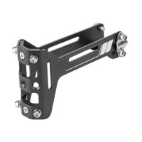 Magideal - Portabidón Multifunción Para Bicicleta Adaptador De Montaje En Sillín Adaptador De Bastidor De Asiento Resistente Al Desgaste Fácil De Instalar Ligero Negro