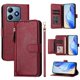 thumbnail image 1 of Funda tipo libro para Realme C63 4G con bolsillo con cremallera, cierre magnético, 7 ranuras para tarjetas y correa para la muñeca., 1 of 6