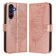 thumbnail image 1 of Funda cartera mariposa para Samsung Galaxy A16 4G con soporte y ranuras para tarjetas Oro rosa, 1 of 5