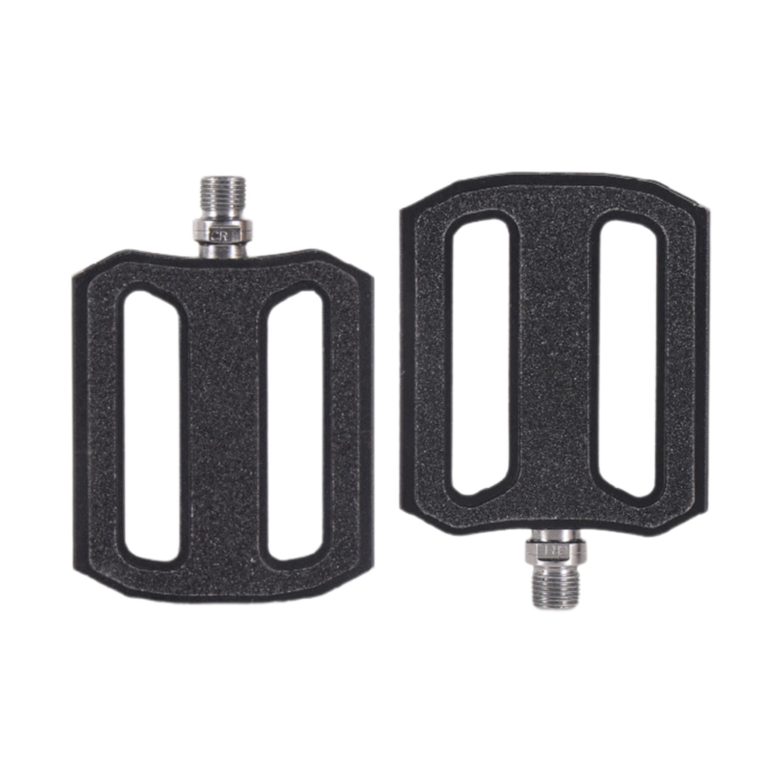 Gazechimp - Pedales De Bicicleta De Aleación De Aluminio Resistente Para Bicicleta Plegable, Suministros Para Montar En Bicicleta De Carretera, Color Negro