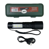 Linterna Recargable Lbn Usb Charge 603 Blanco Negro