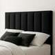 thumbnail image 2 of Respaldo De Cama 1 Plazas Negro Turin, 2 of 2