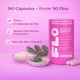 thumbnail image 3 of O Positiv Flo Female Hormone Balance, Suplemento De Inositol Con Dim, Inositol Y D-thioinositol, Ácido Fólico, 3 of 3