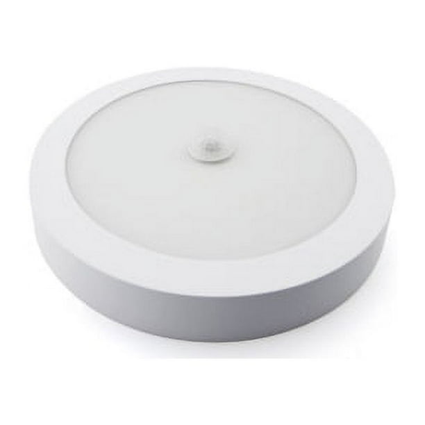 Panel Redondo LED Sobrepuesto Con Sensor Blanco 18W Cálido