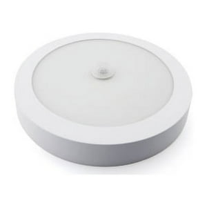 Hb Led - Panel Redondo Led Sobrepuesto Con Sensor Blanco 18W Neutro
