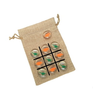 Genérico - Set Tic Tac Toe Con Temática De Dinosaurio Para Fiesta De Cumpleaños