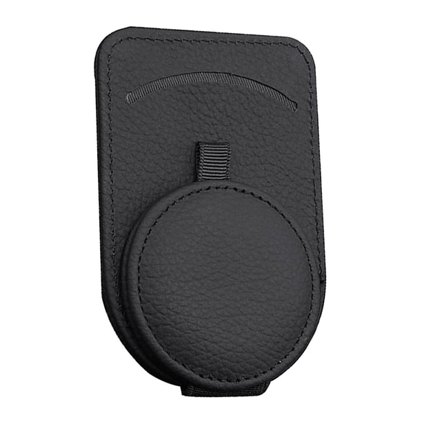 Clip de soporte automático para gafas, colgador de gafas de terre, almacenamiento de tarjetas para parasol de coche, accesorio, accesorios ligeros, piez Negro