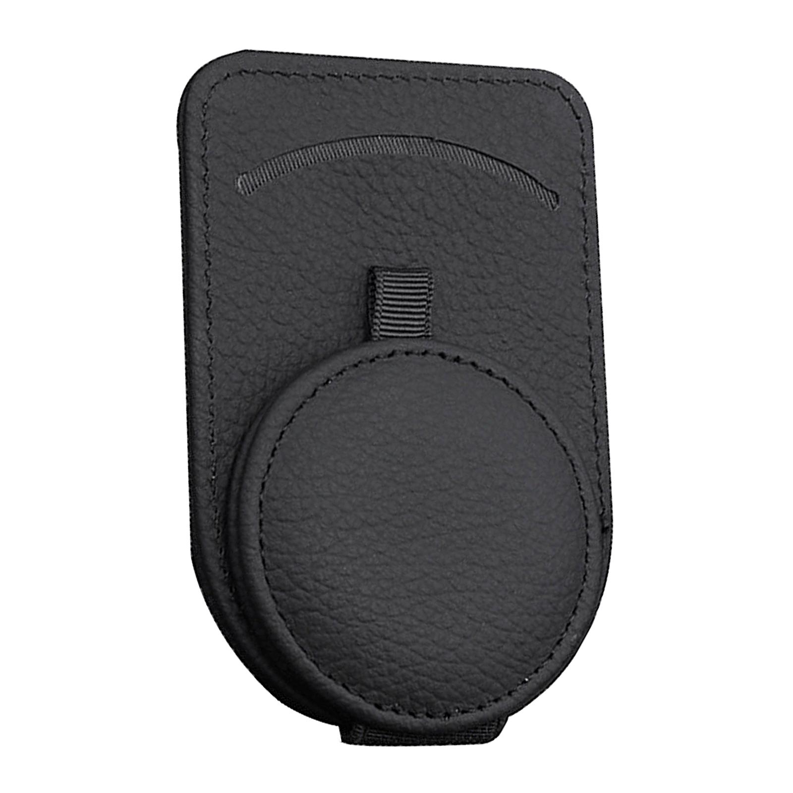 Magideal - Clip De Soporte Automático Para Gafas, Colgador De Gafas De Terre, Almacenamiento De Tarjetas Para Parasol De Coche, Accesorio, Accesorios Ligeros, Piez Negro