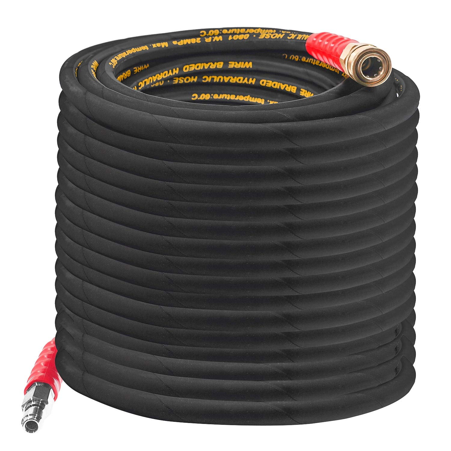 Manguera Para Hidrolavadora Hourleey De 15 M, 3/8" Con Conexión Rápida, 4000 Psi