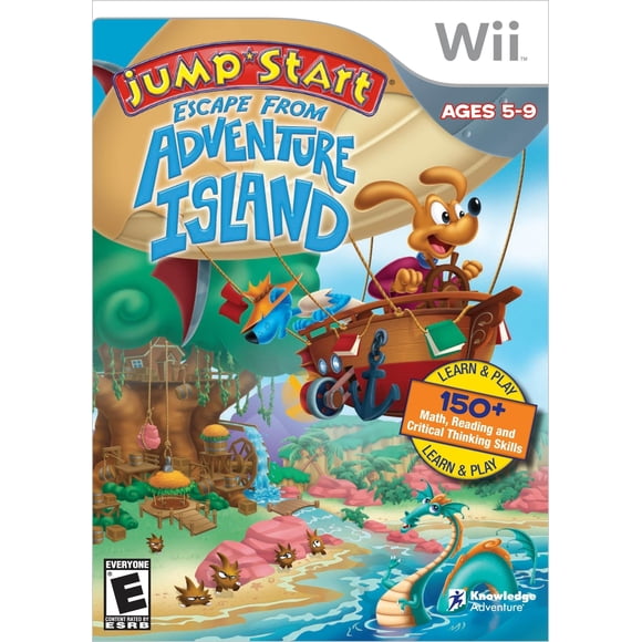 Juego Wii Knowledge Adventure JumpStart Escape 150+ 5-9