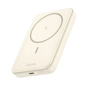 Ugreen - Bateria Portatil Magnetica 5.000Mah Mini Carga Inalambrica 15W Blanco Pb560