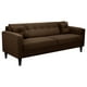 thumbnail image 2 of Sofa New Retro 3CG Felpa 00 Chocolate, 2 of 6