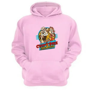 Genérico - Polerón Canguro Ardillas Al Rescate Rosa Talla L Unisex