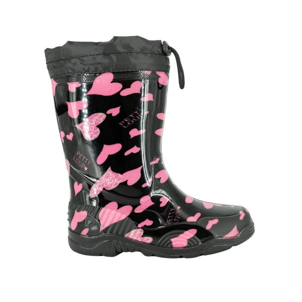 Bota de Agua con Polar Cora Negro Bamboo