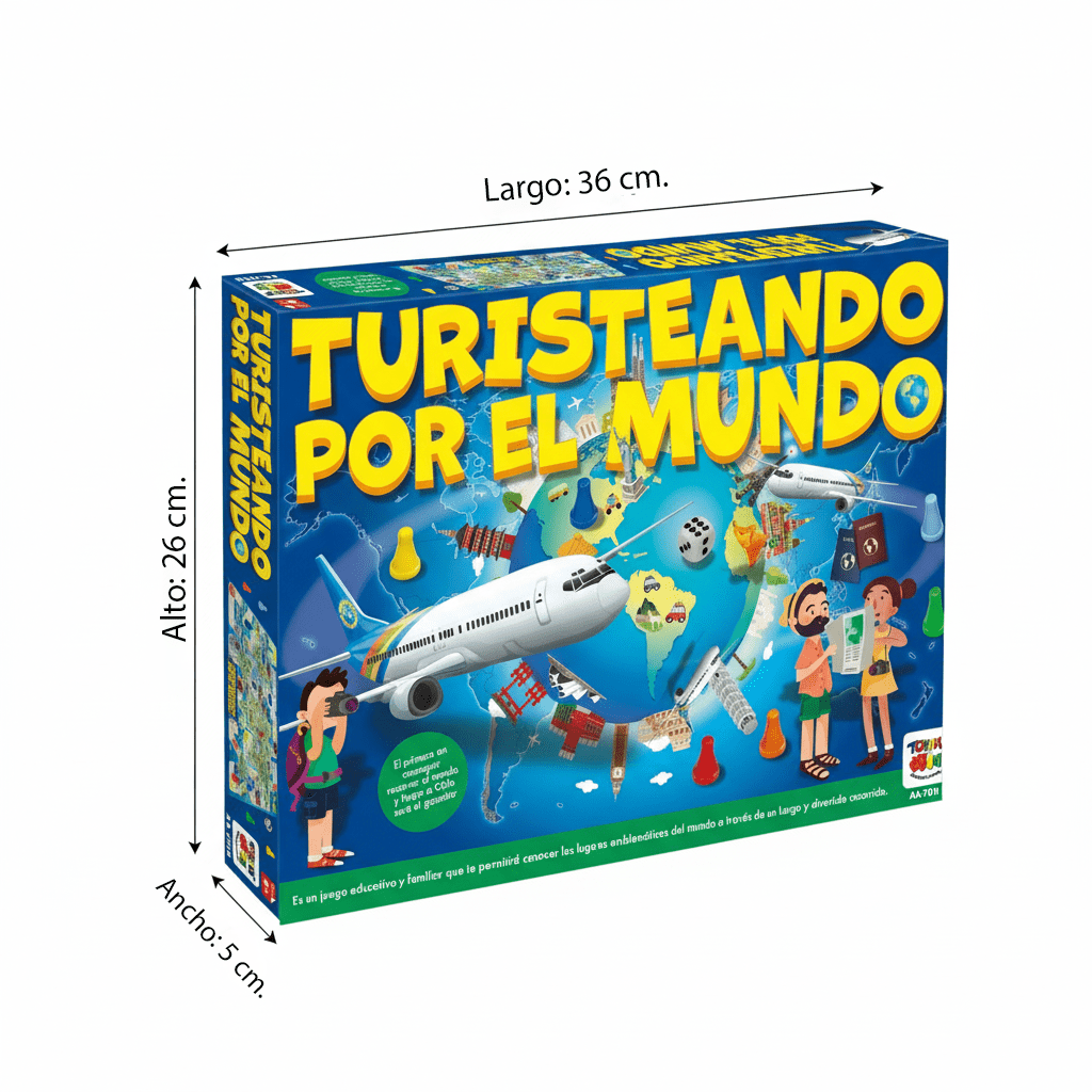 Juego De Mesa Turisteando Mundo - Toyng