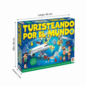 Juego De Mesa Turisteando Mundo - Toyng