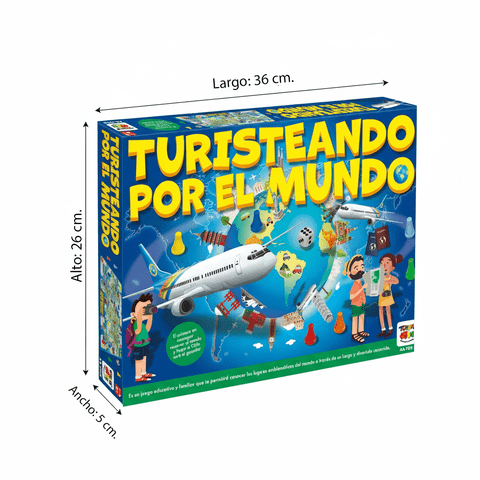 Juego De Mesa Turisteando Mundo - Toyng